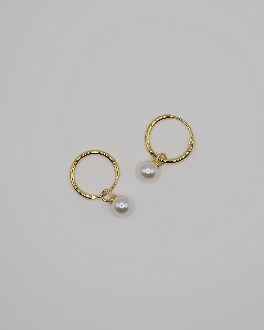 Humbleworks Keaton Pearl Pendant Earrings - Gold