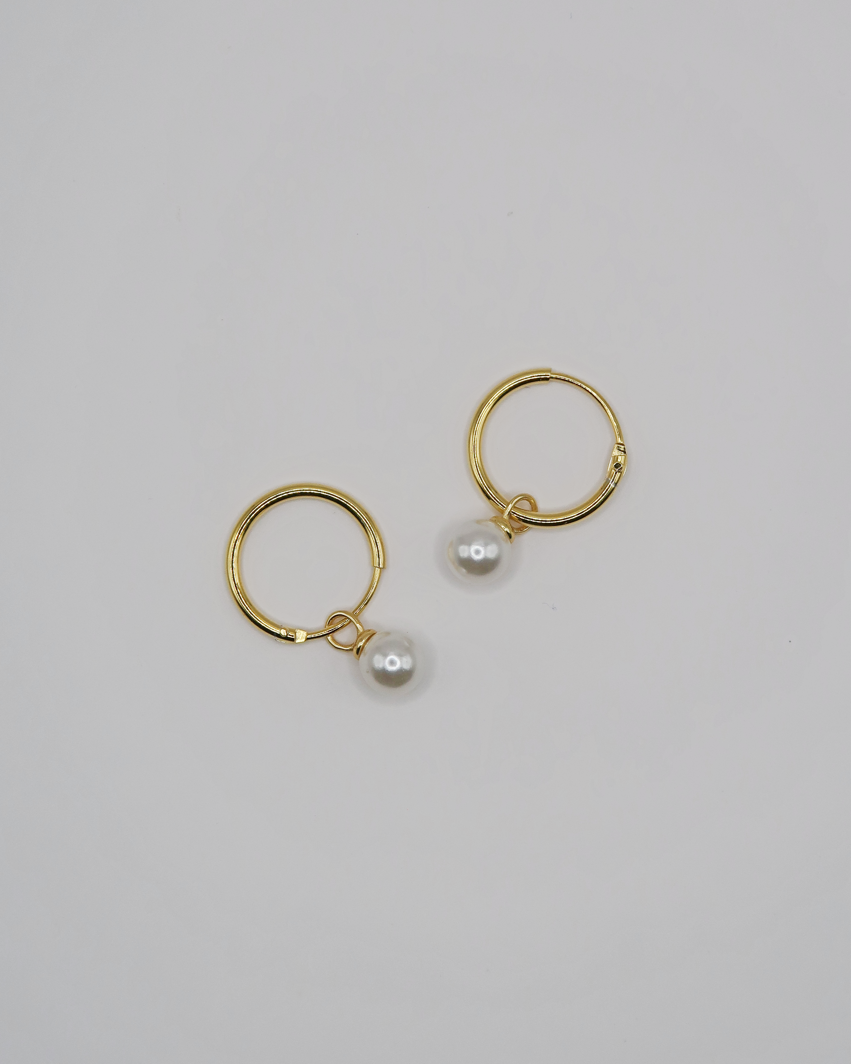 Humbleworks Keaton Pearl Pendant Earrings - Gold