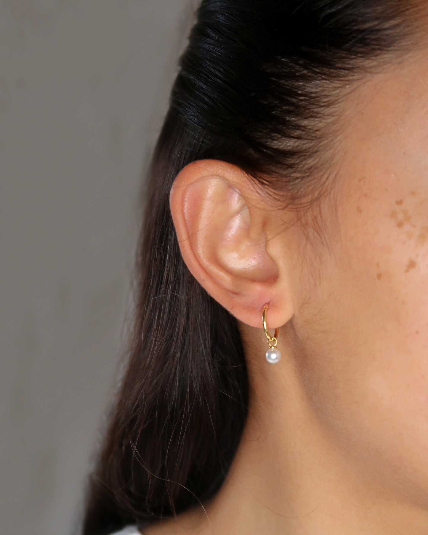 Humbleworks Keaton Pearl Pendant Earrings - Gold