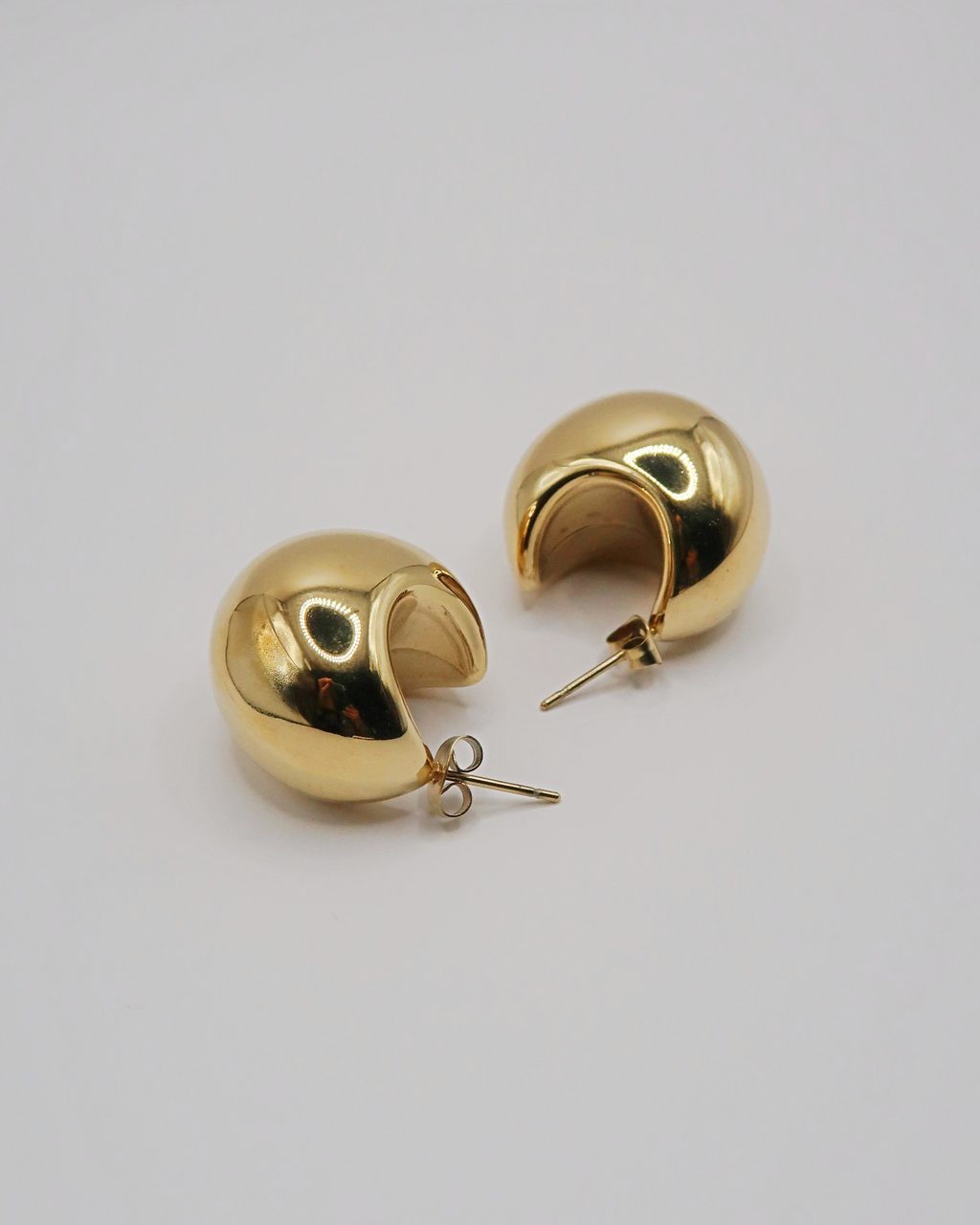 Humbleworks Kelly Half Moon Earrings - Gold