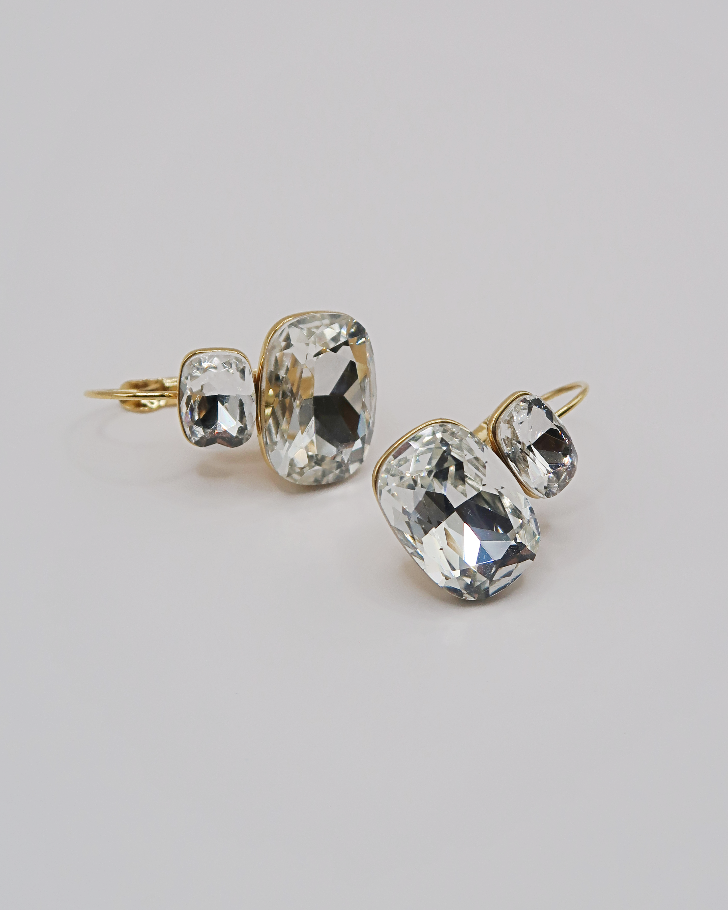 Humbleworks Loren Zircon Stone Earrings - Gold
