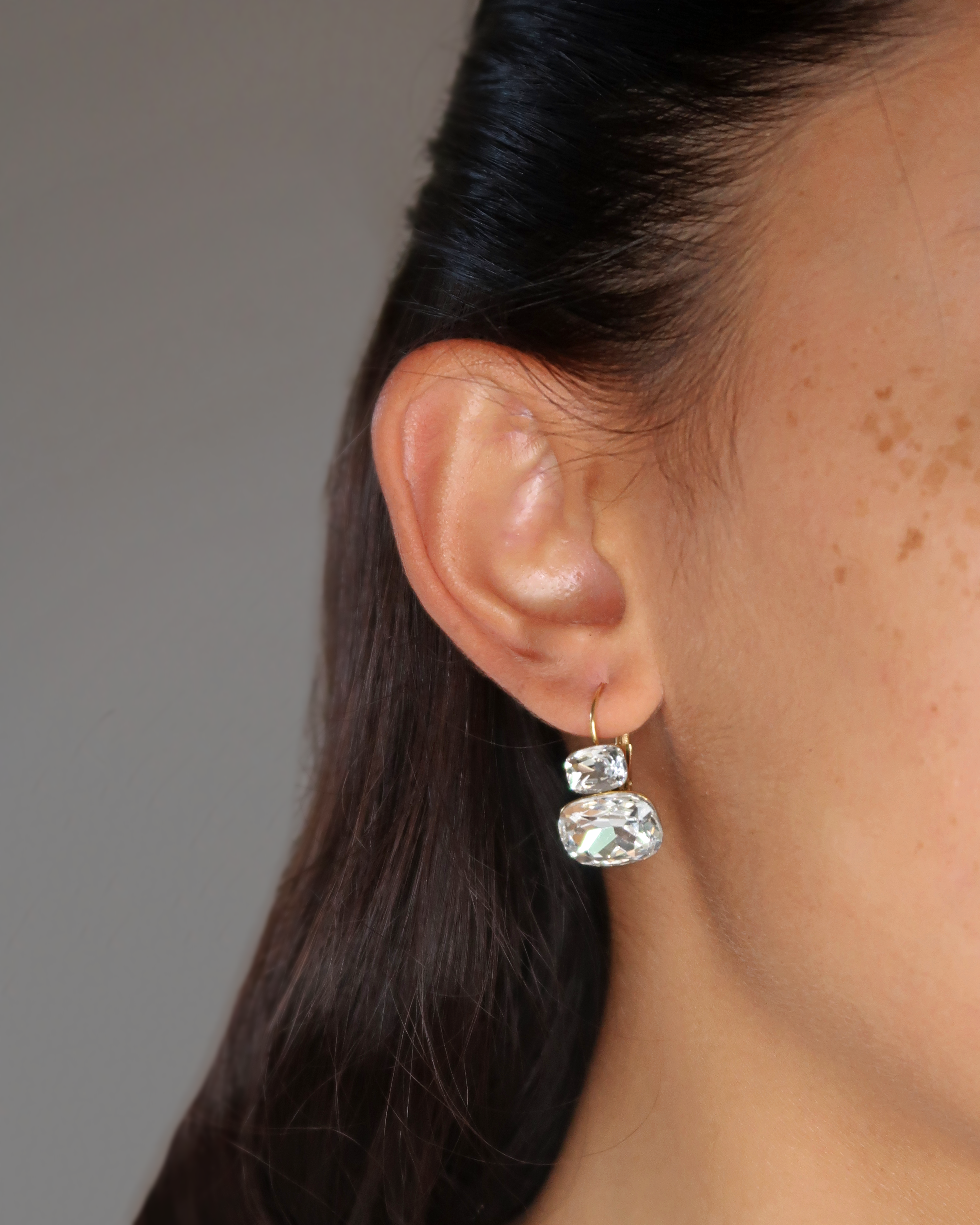 Humbleworks Loren Zircon Stone Earrings - Gold
