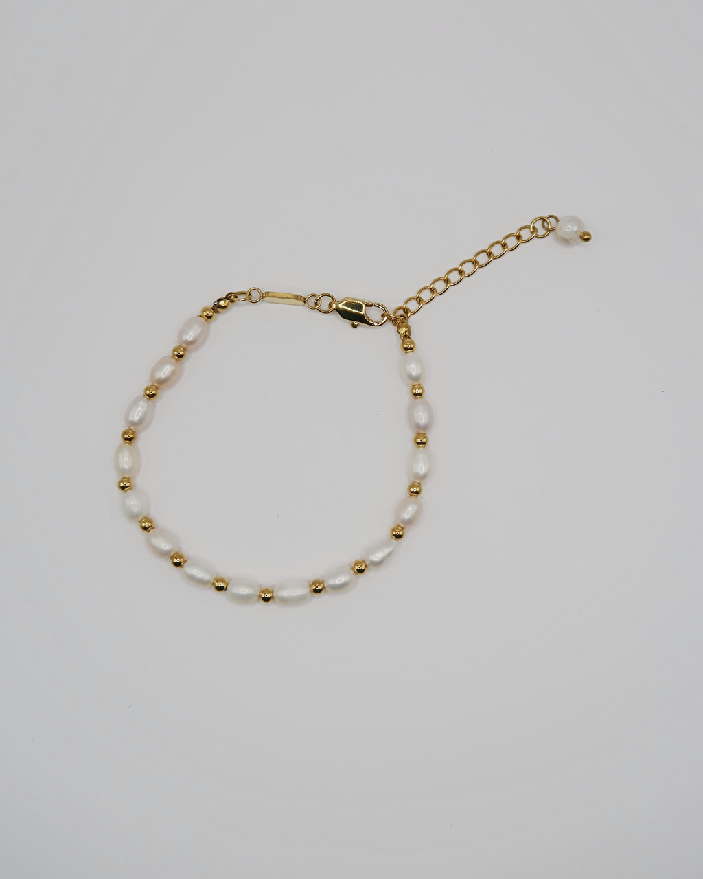 Humbleworks Mitchel Freshwater Pearl Bracelet - Gold