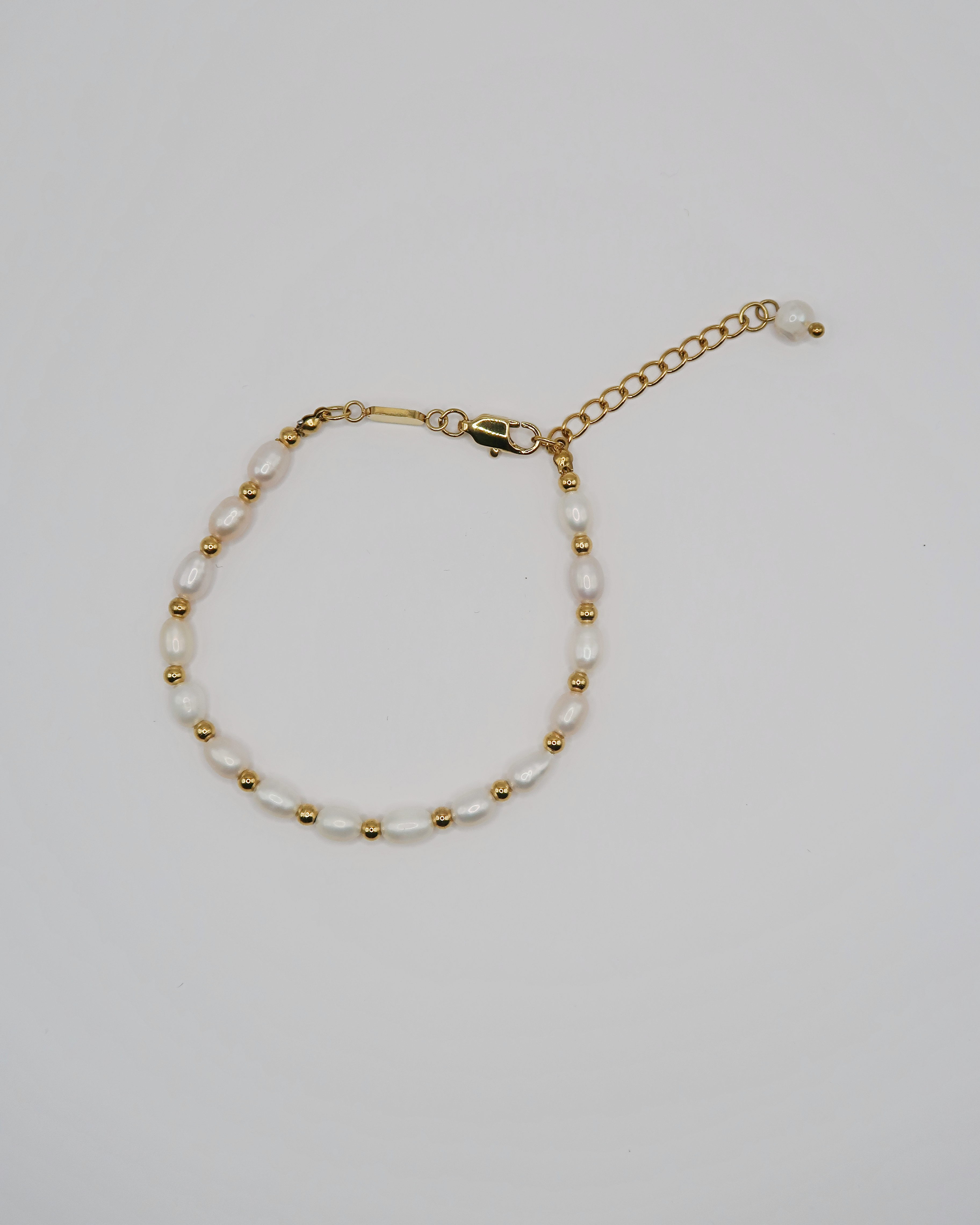 Humbleworks Mitchel Freshwater Pearl Bracelet - Gold