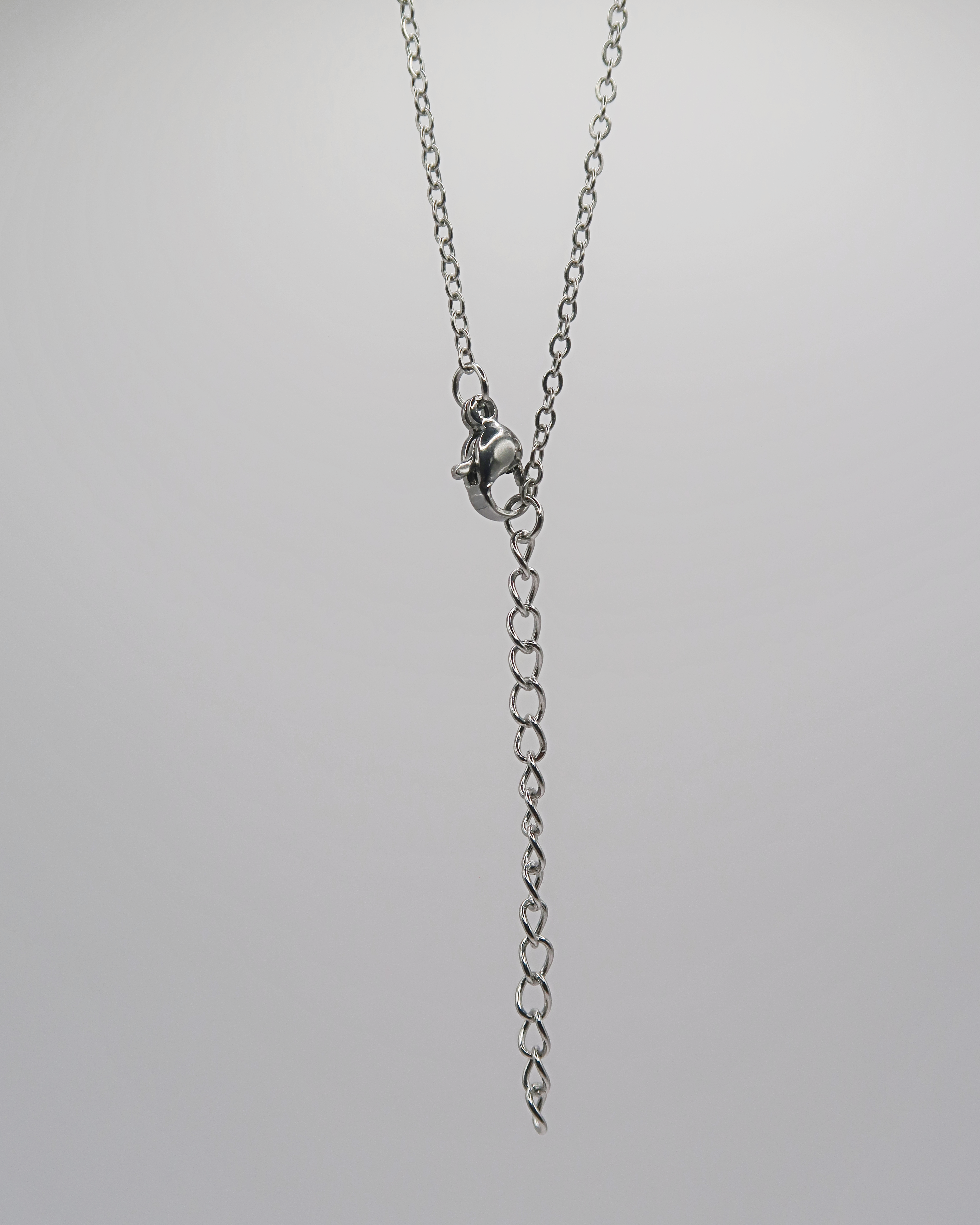 Humbleworks Olive Dog & Bone Charm Necklace - Silver