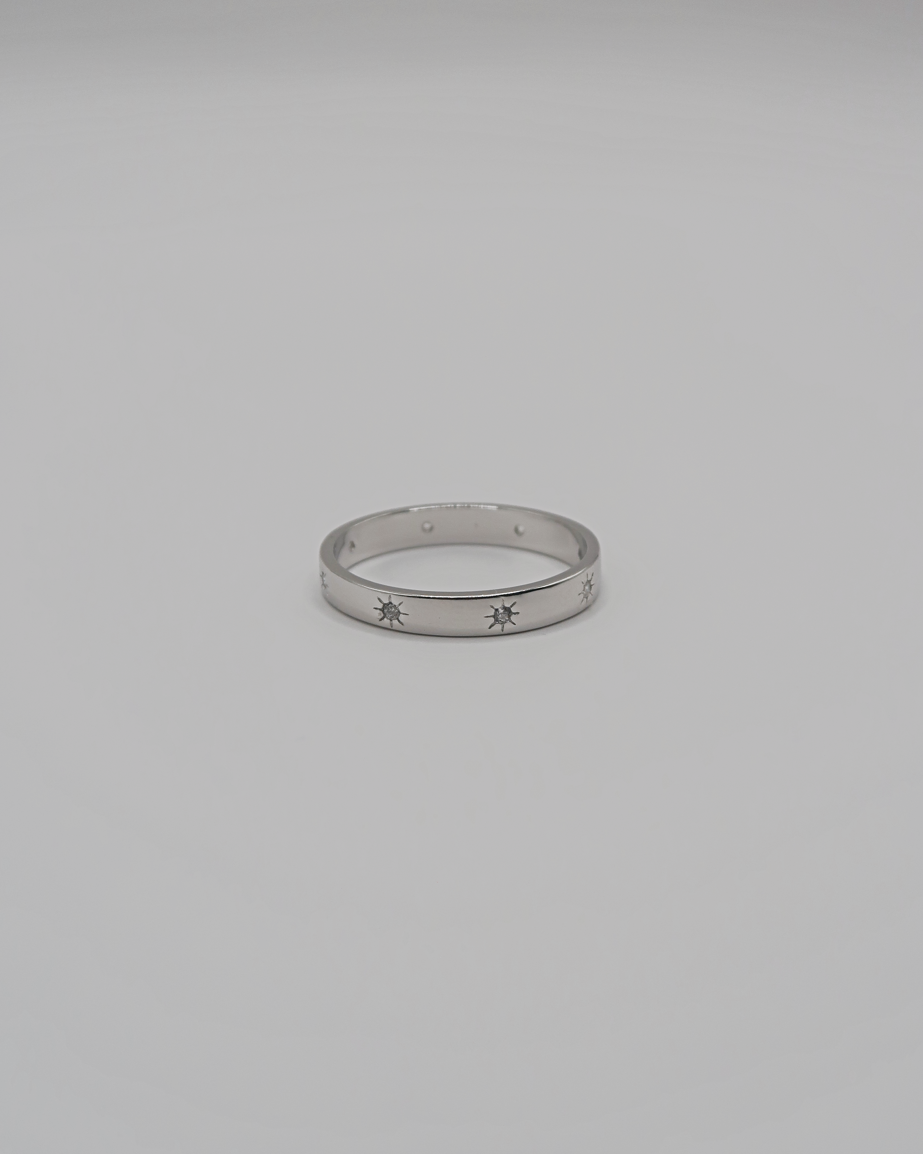 Humbleworks Piaf Star Stone Ring - Silver