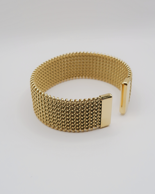 Humbleworks Streisand Open Weave Bracelet - Gold