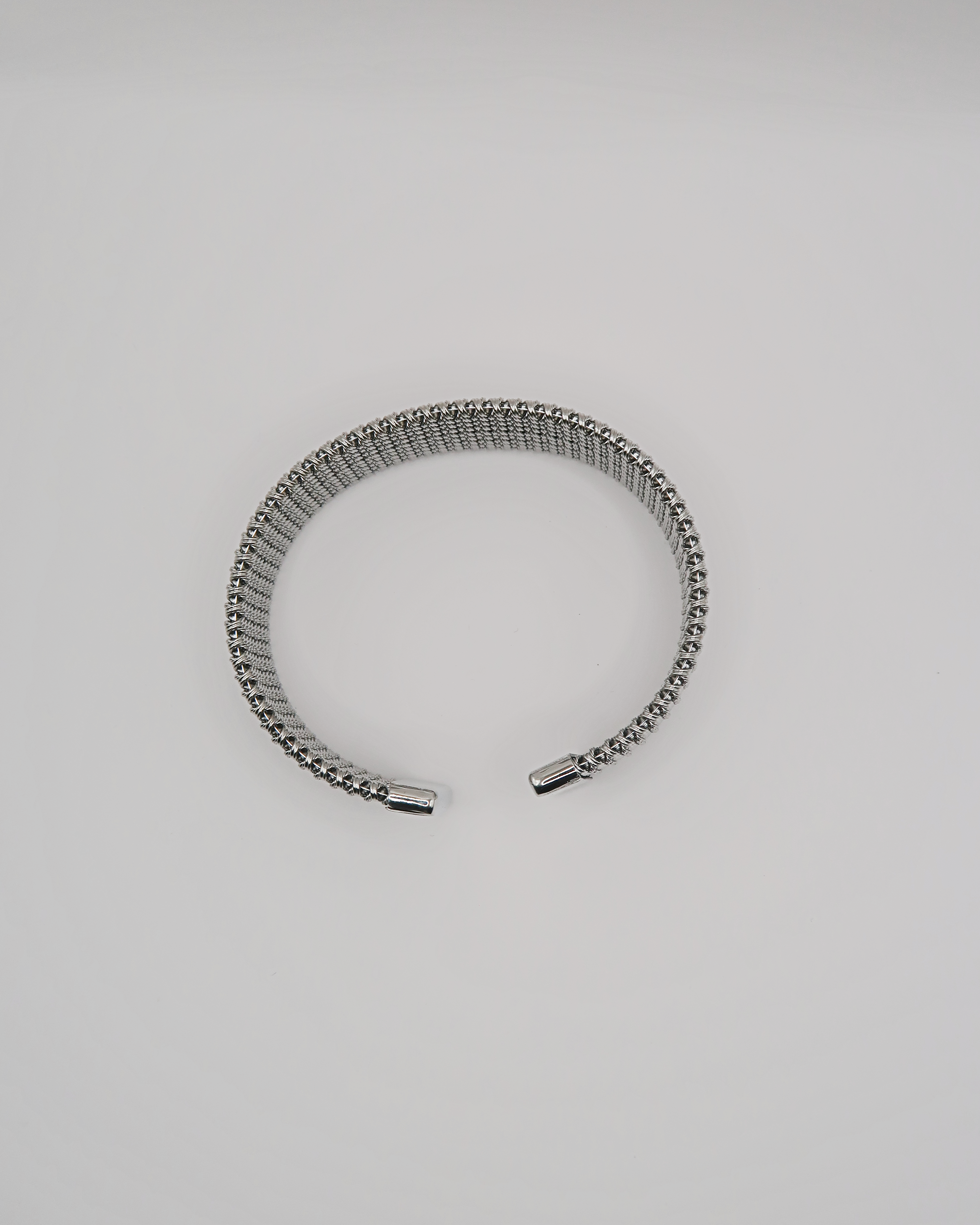 Humbleworks Streisand Open Weave Bracelet - Silver