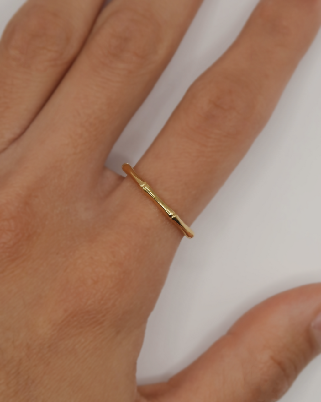 Humbleworks Willow Bamboo Ring - Gold