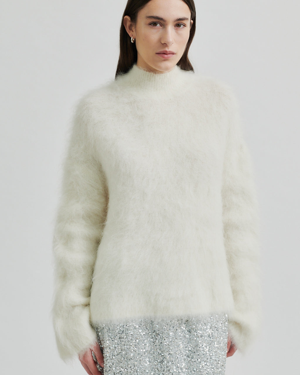 Second Female Isaky Knit T-Neck - Eggnog
