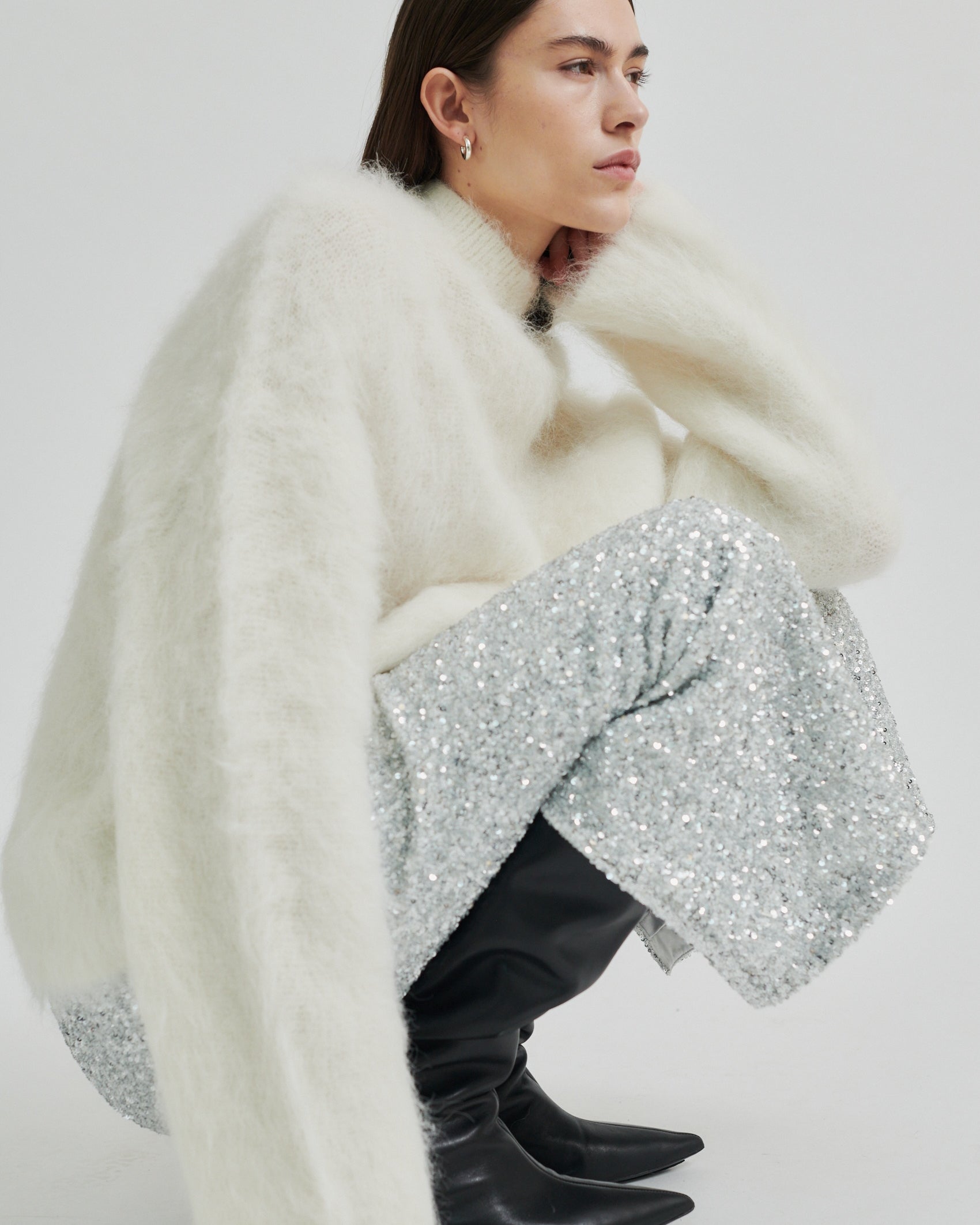 Second Female Isaky Knit T-Neck - Eggnog