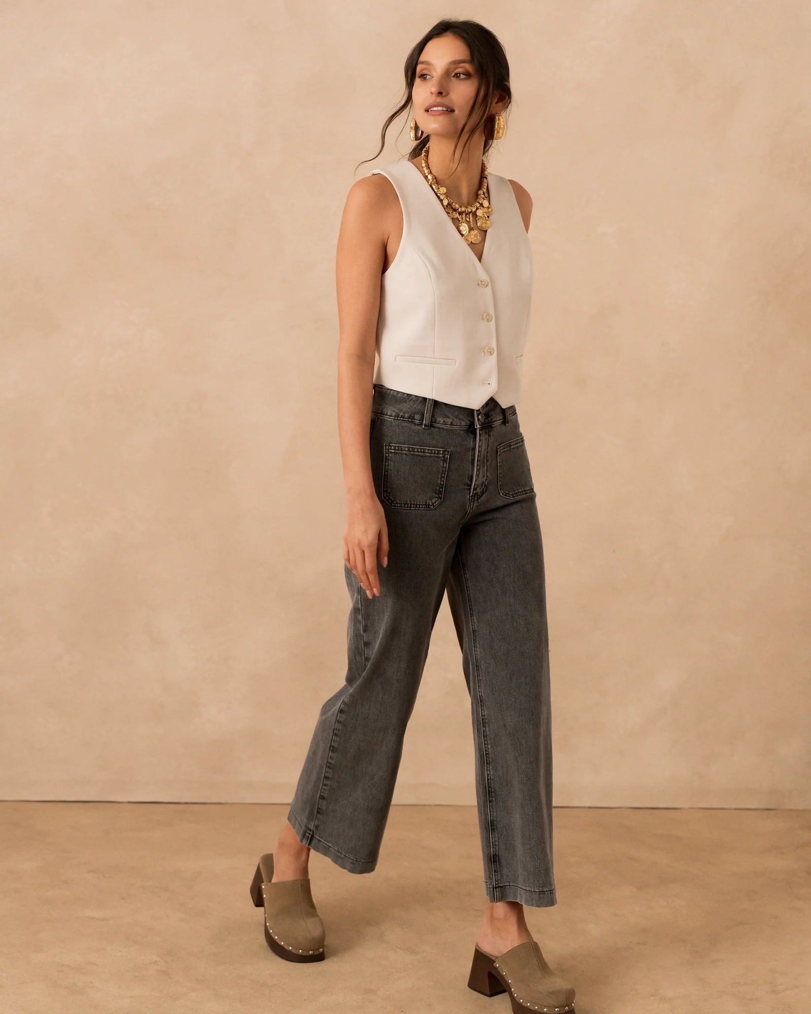 Oraije Paris Violette Jean - Gris Grey