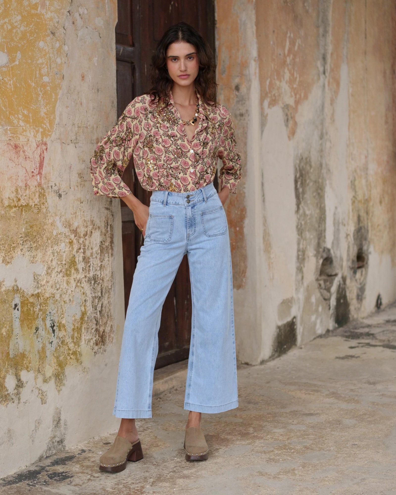 Oraije Paris Violette Jean - Pale Denim