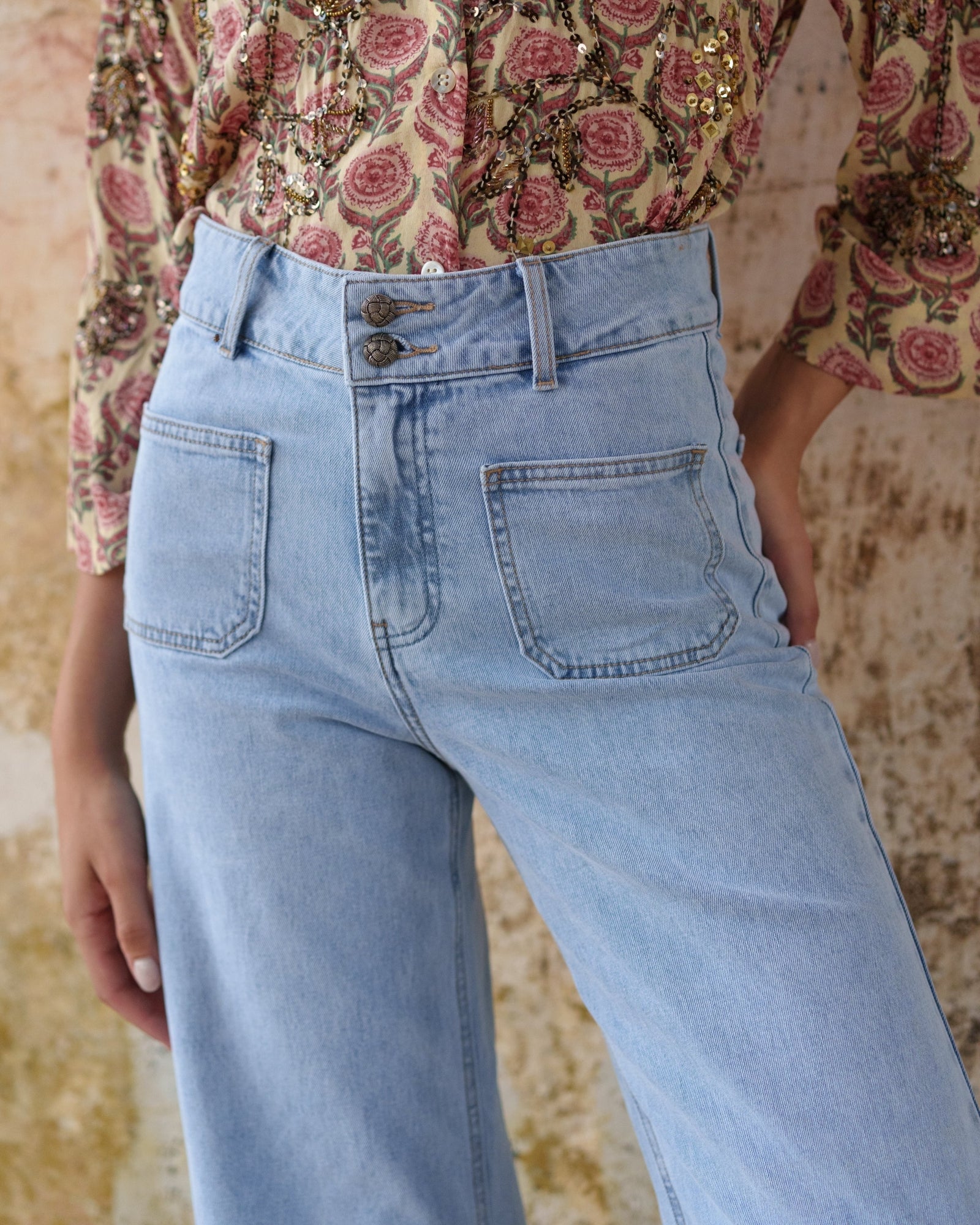 Oraije Paris Violette Jean - Pale Denim