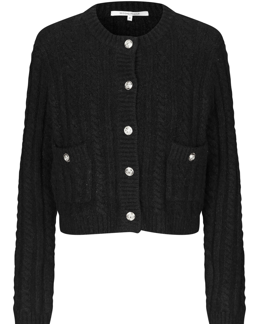 Second Female Karolina Knit Cardigan - Black