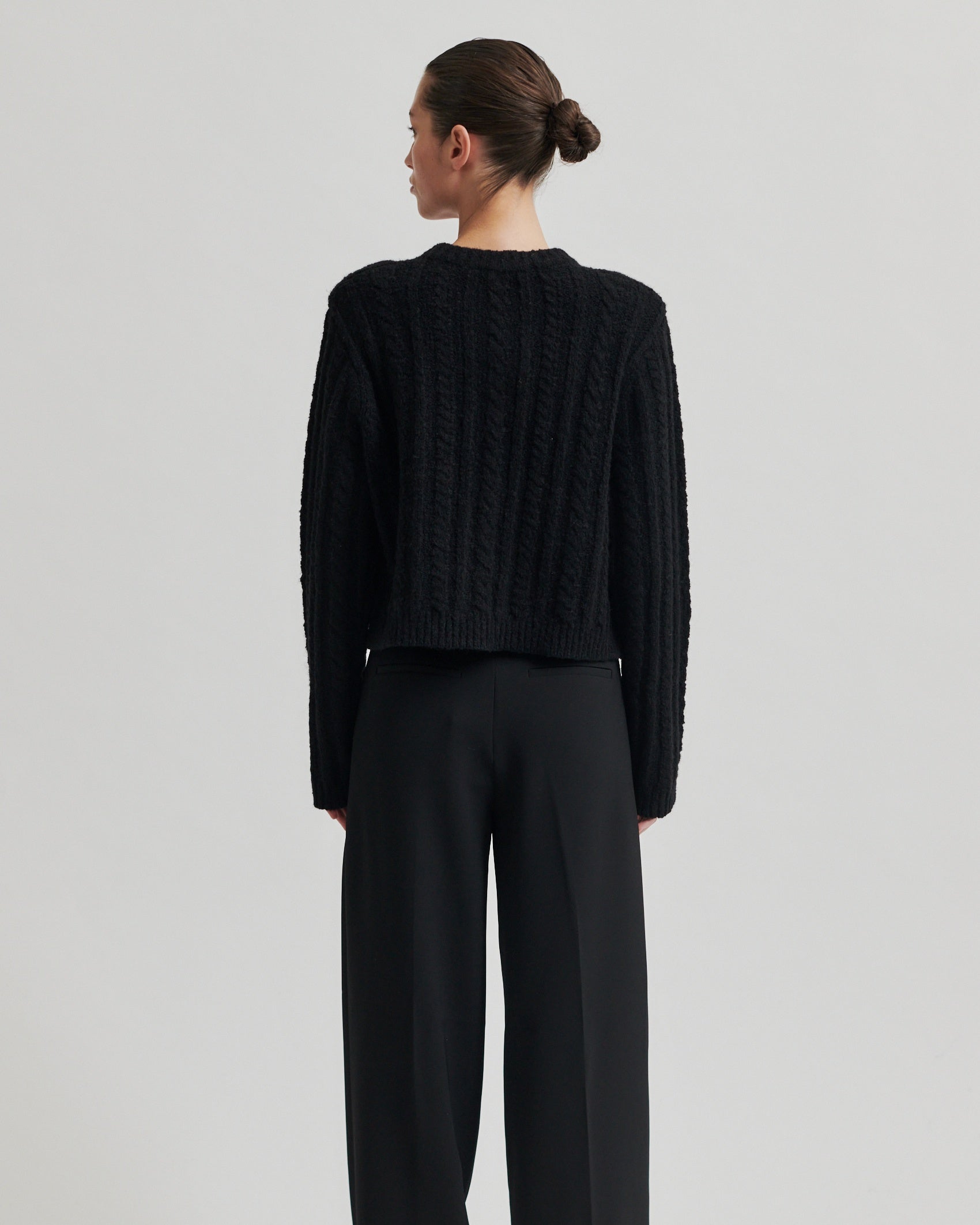 Second Female Karolina Knit Cardigan - Black
