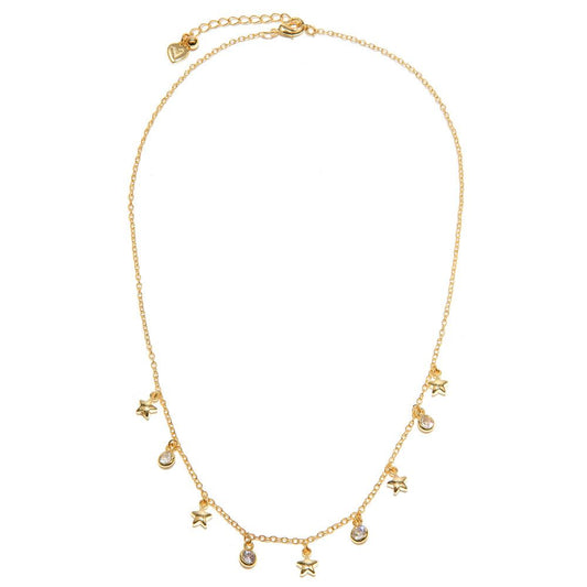 Vestopazzo Star/Highlight Choker Necklace (KG2009) - Gold