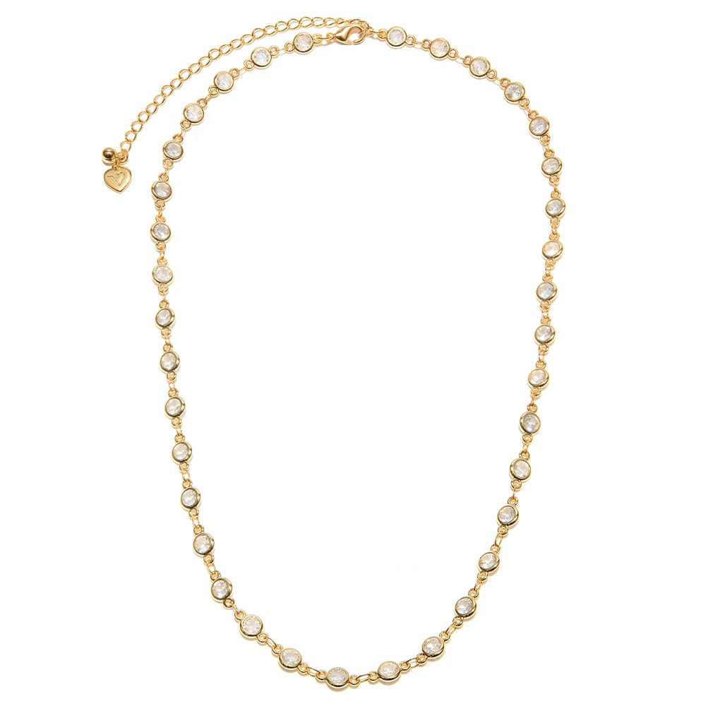 Vestopazzo Highlights Choker Necklace (KG2014) - Gold