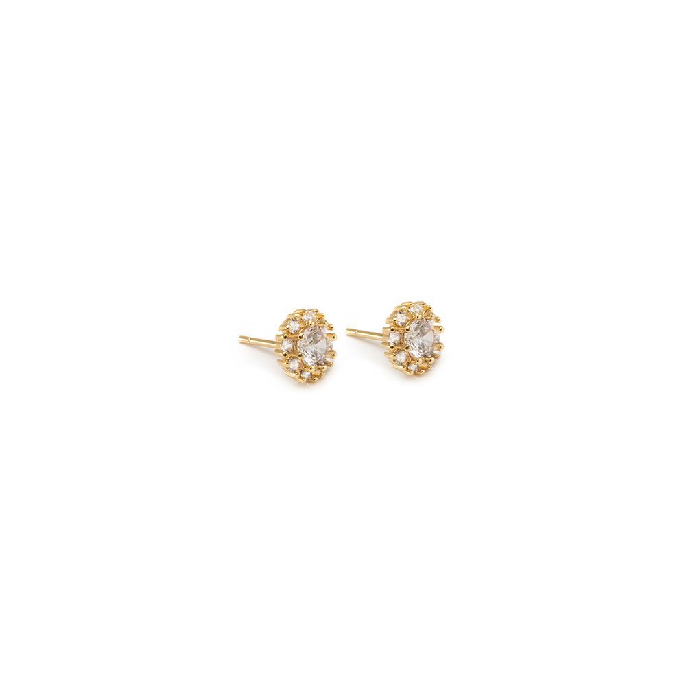 Vestopazzo Vintage Highlights Earrings (KG3011) - Gold