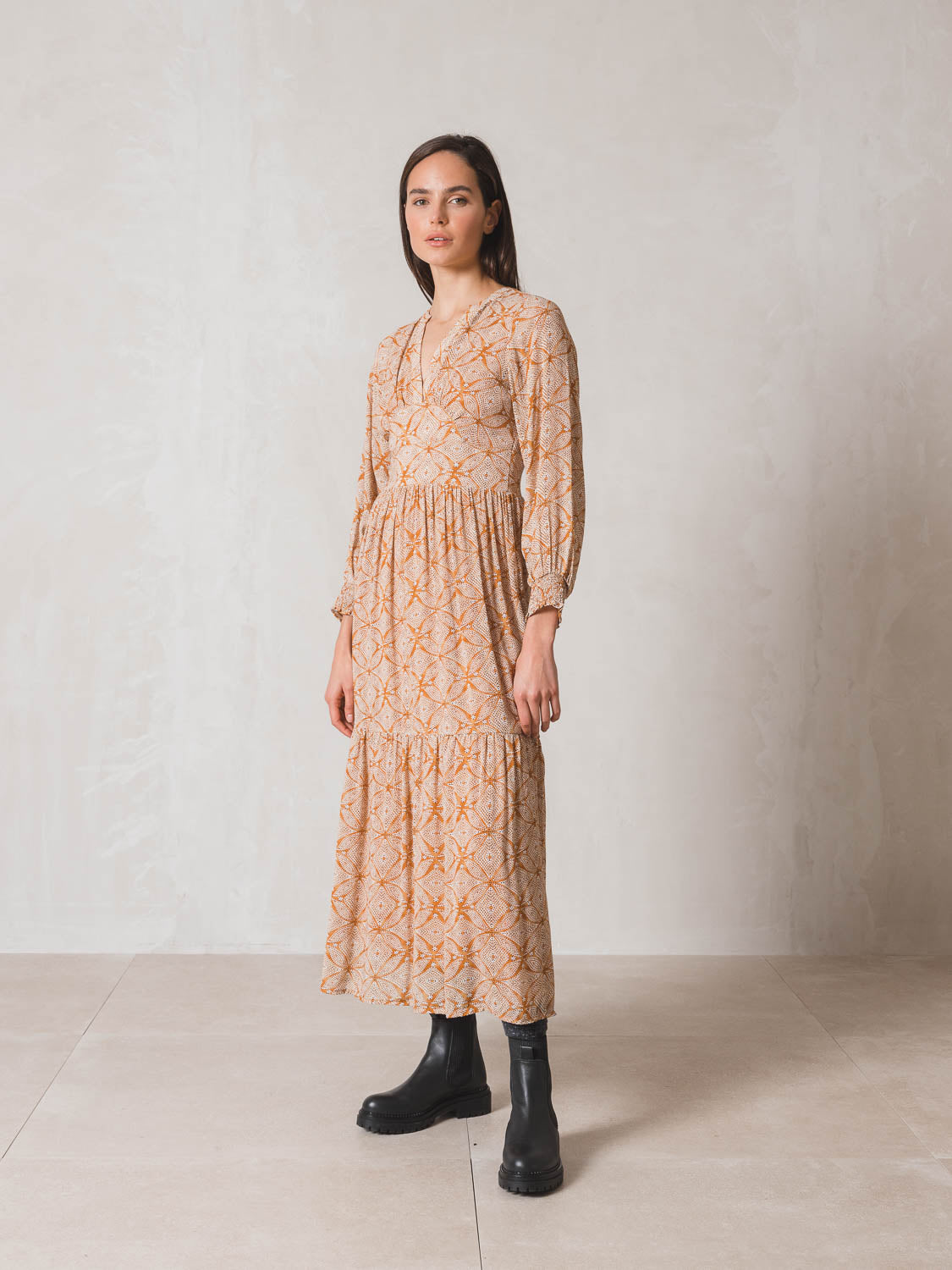 Indi & Cold Maxi Dress (KI250) - Azafran