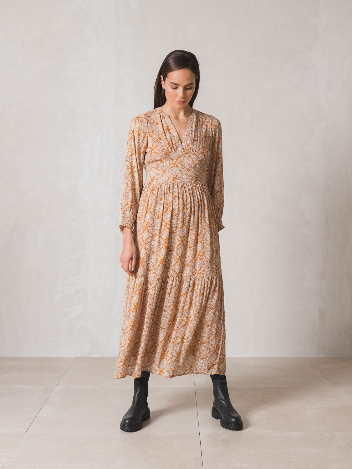 Indi & Cold Maxi Dress (KI250) - Azafran