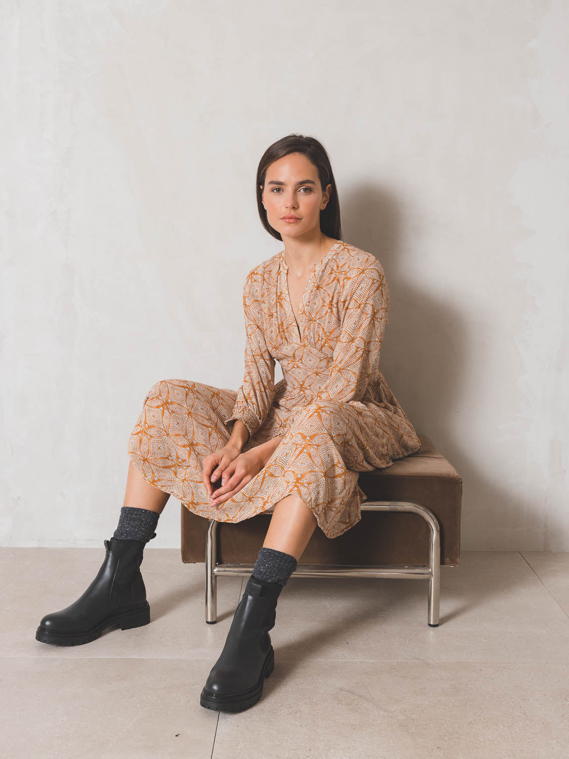 Indi & Cold Maxi Dress (KI250) - Azafran