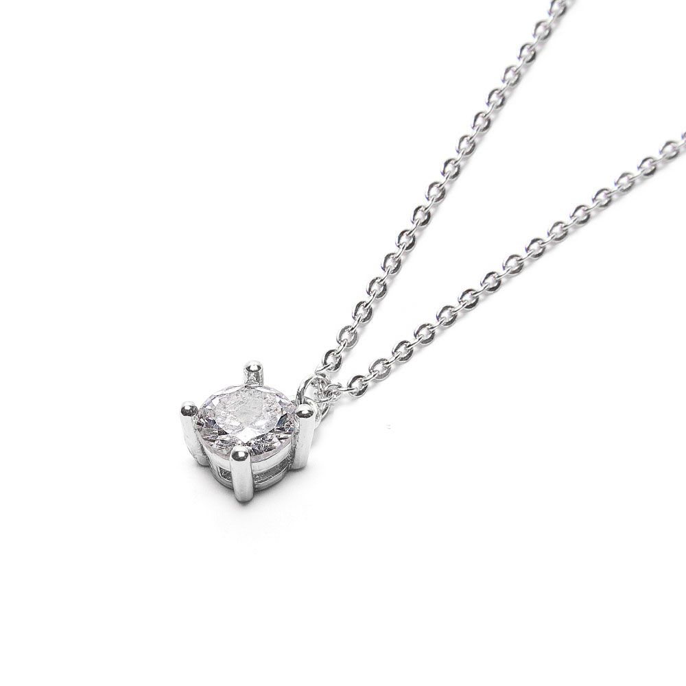 Vestopazzo Highlight Necklace (KS2013) - Silver