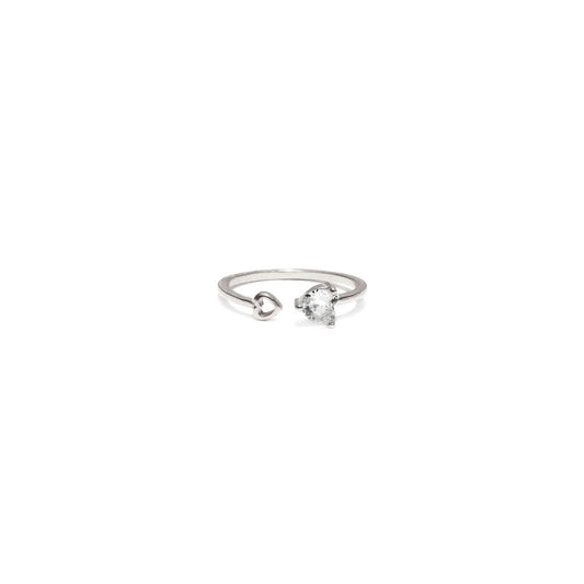 Vestopazzo Heart Open Band Ring (KS4015) - Silver