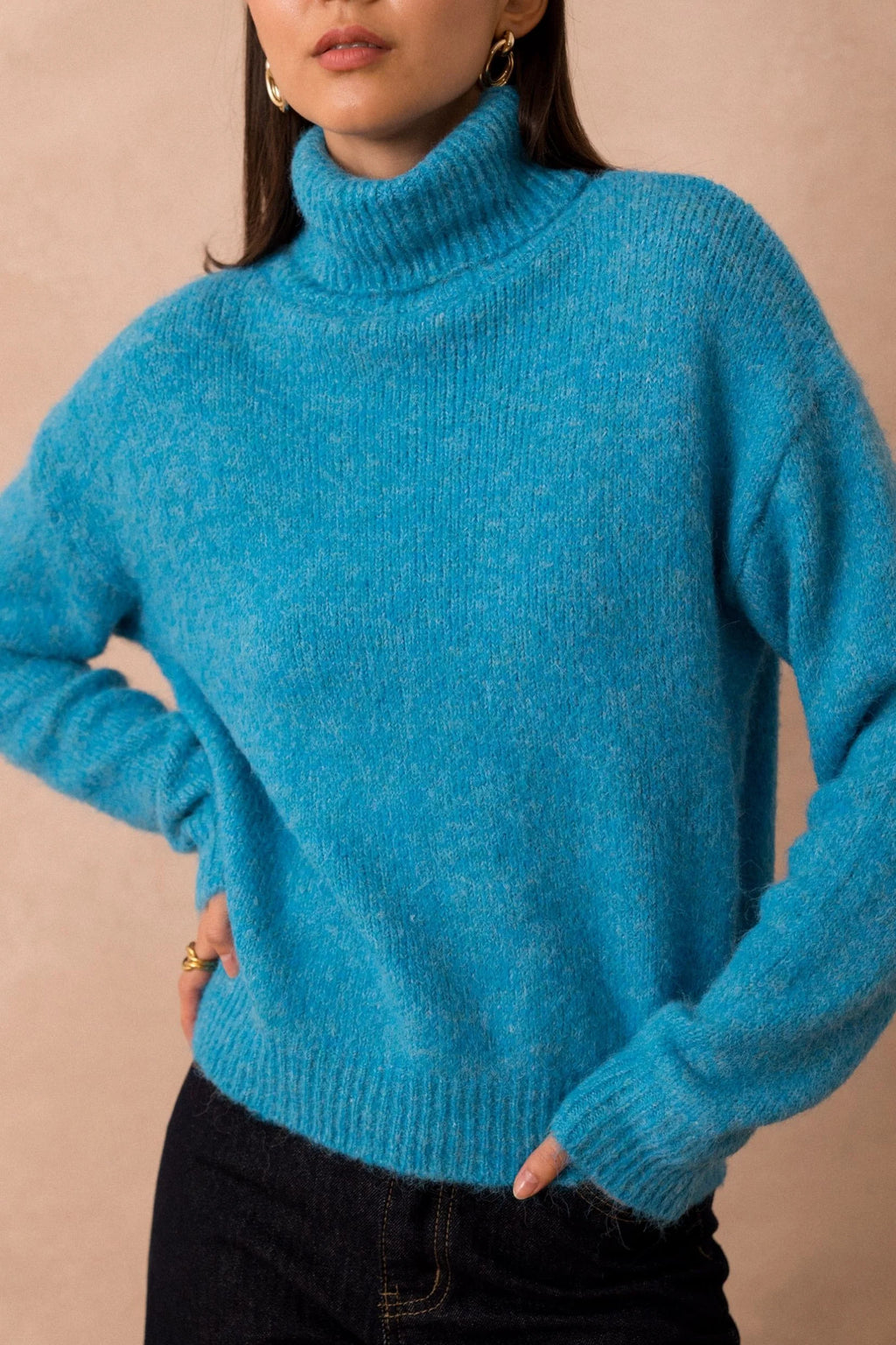 Lili & Lala Paris Suzie Roll Neck - Ceruleen