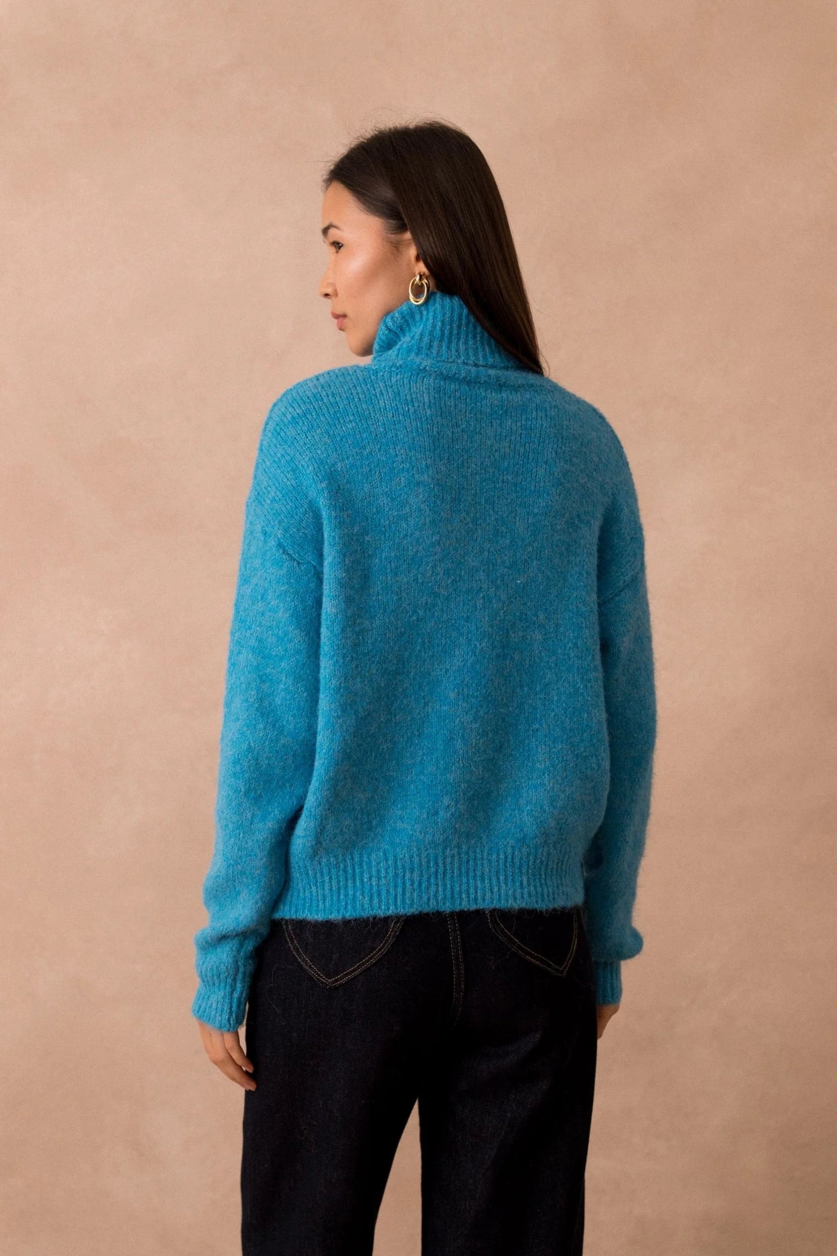 Lili & Lala Paris Suzie Roll Neck - Ceruleen