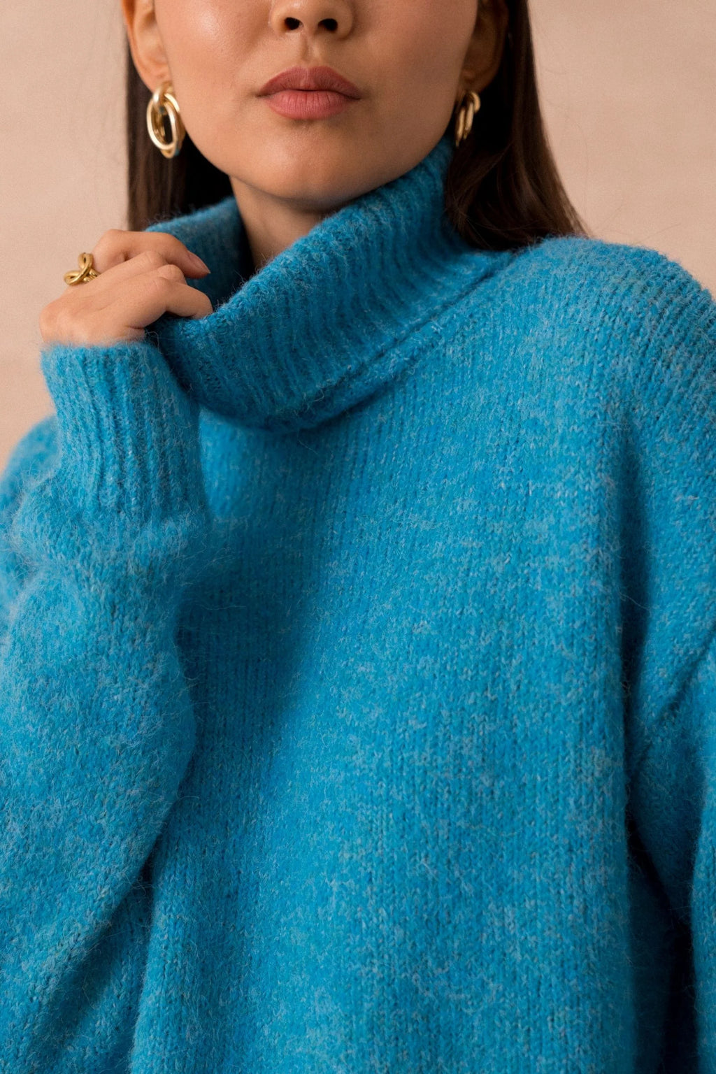 Lili & Lala Paris Suzie Roll Neck - Ceruleen