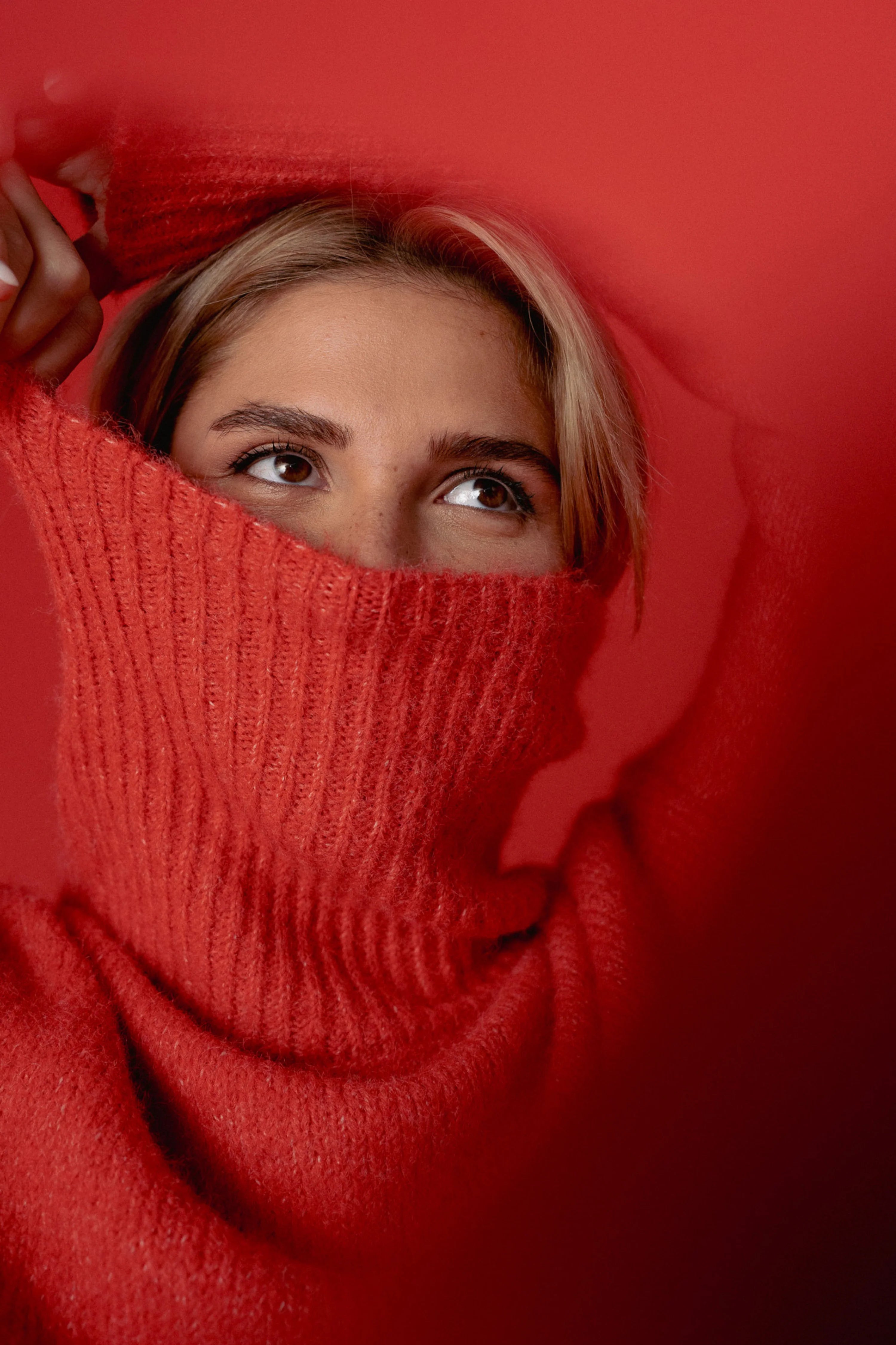 Lili & Lala Paris Suzie Roll Neck - Coral