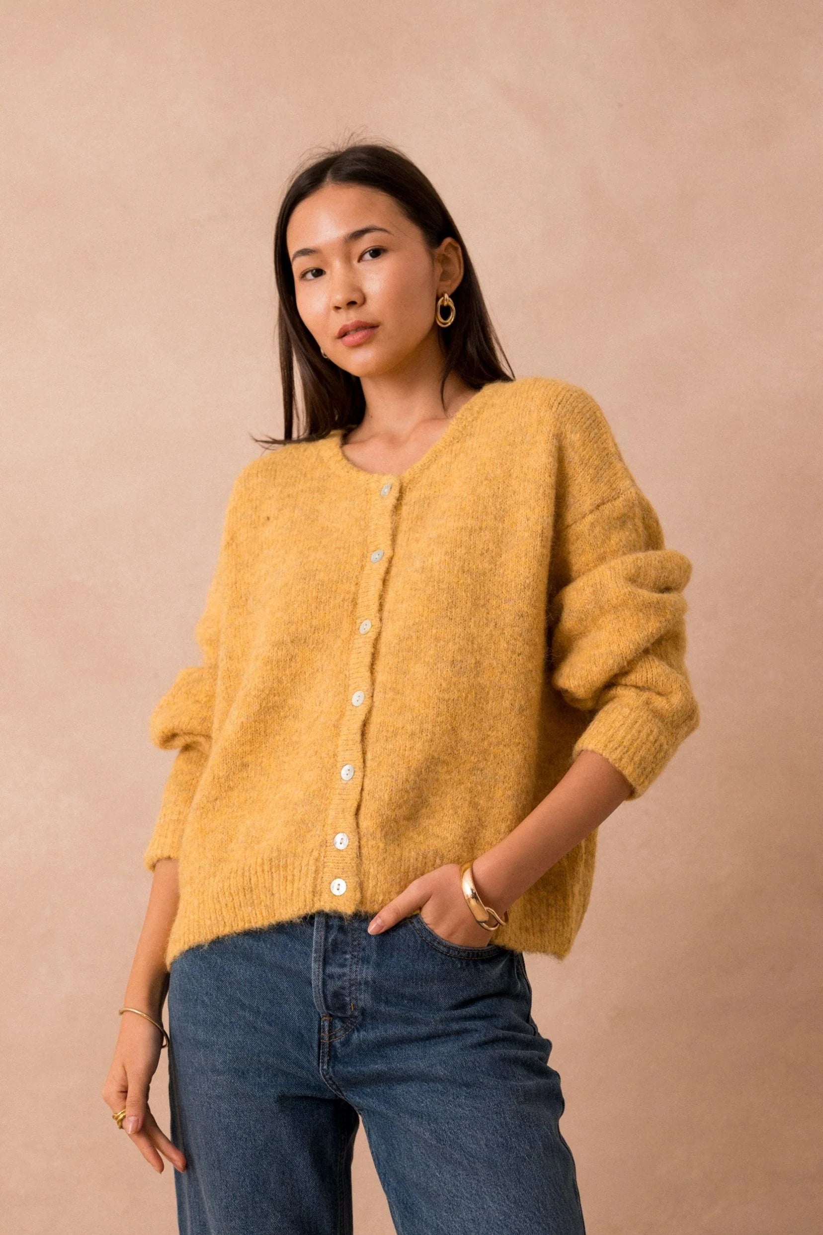 Lili & Lala Paris Lala Cardigan - Ochre