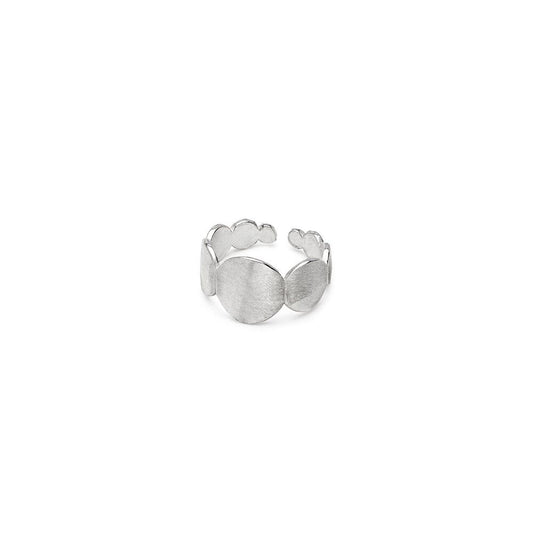 Vestopazzo Mixed Circle Band Ring (LO82513) - Silver