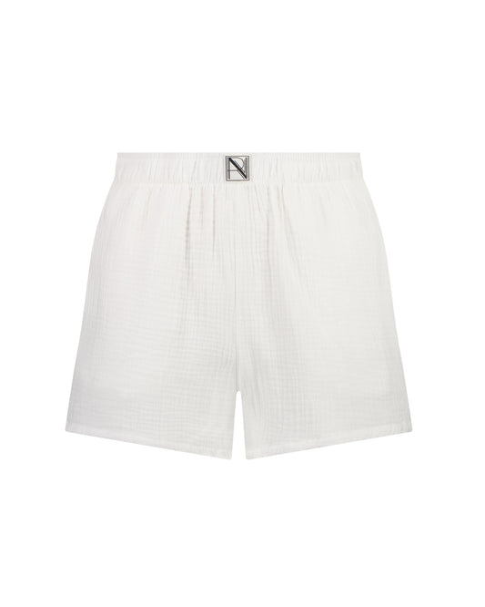 Narvvi Loose Fit Short - White