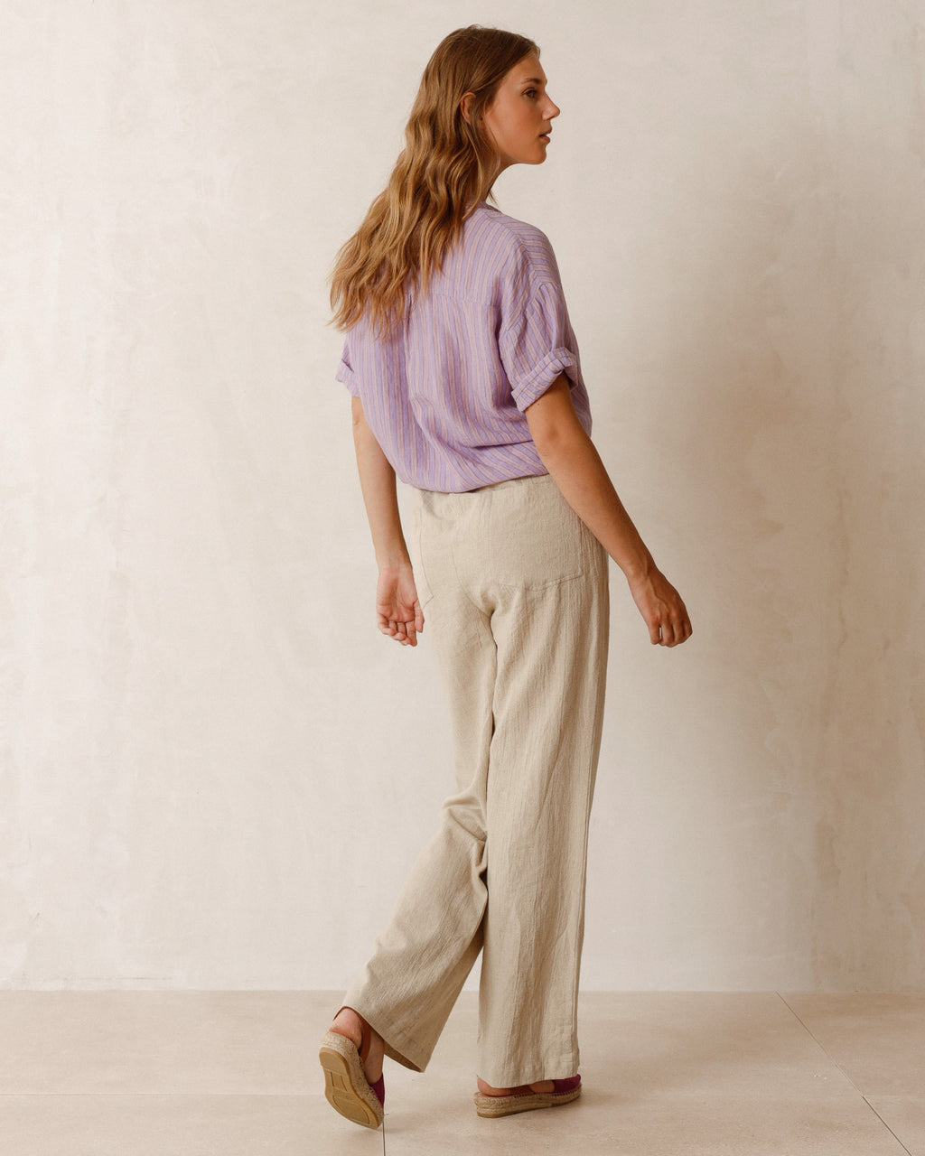Indi & Cold Straight Leg Rustic Pant (MI207) - Lino