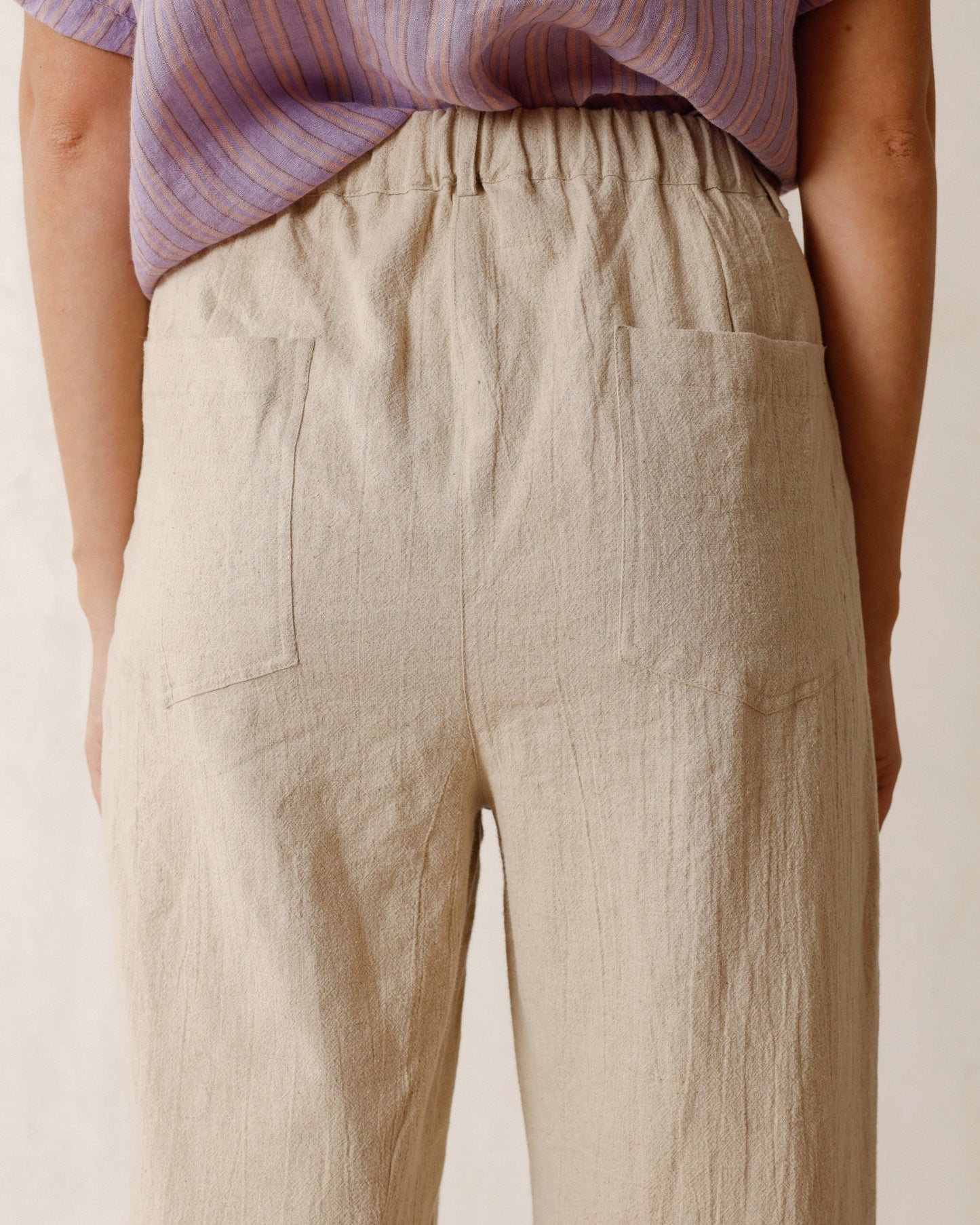 Indi & Cold Straight Leg Rustic Pant (MI207) - Lino