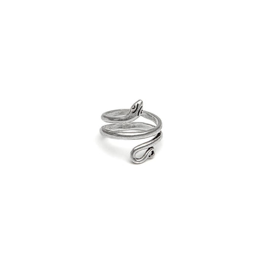Vestopazzo Smooth Snake Ring (MI5052) - Silver