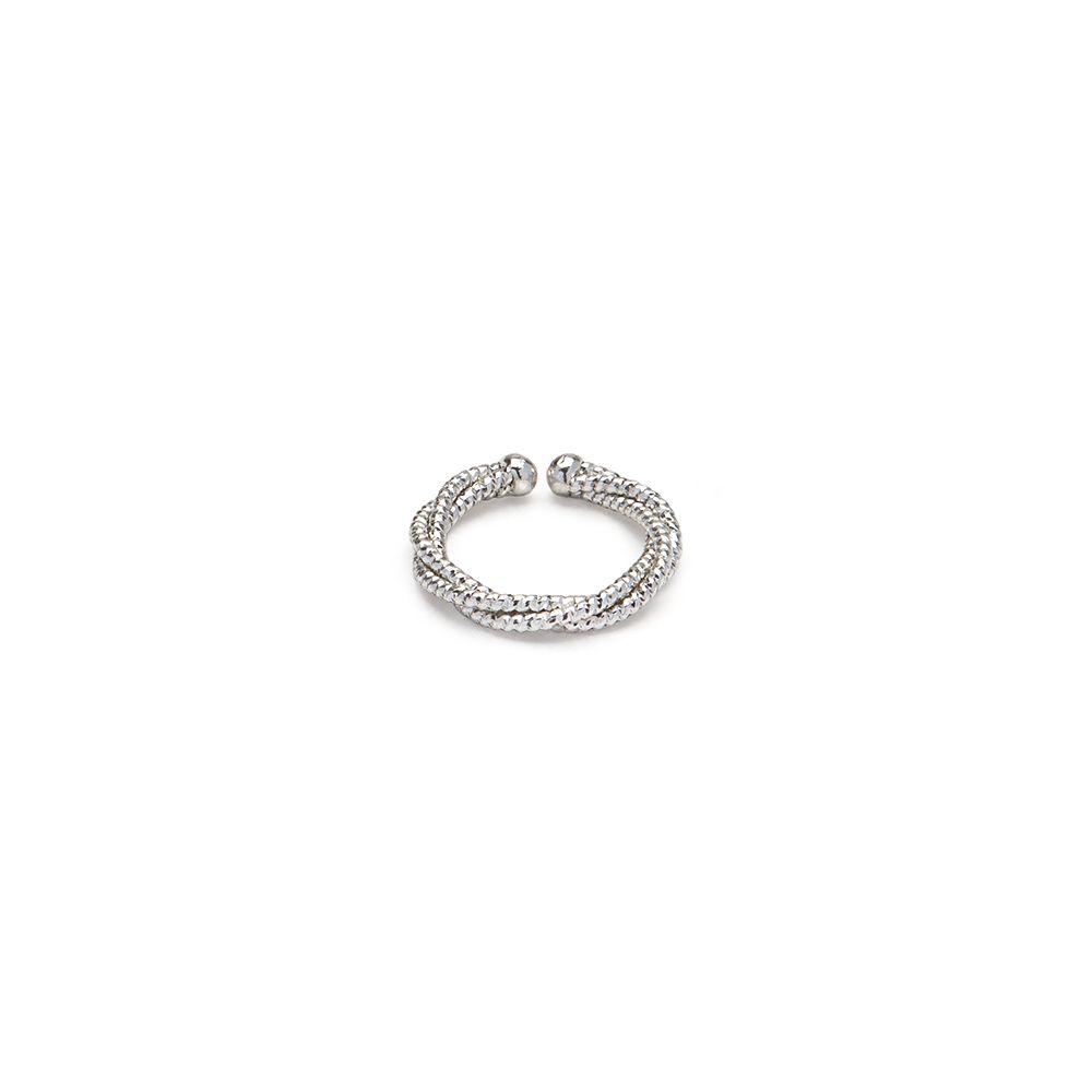Vestopazzo Torchon Ring (MI5056) - Silver