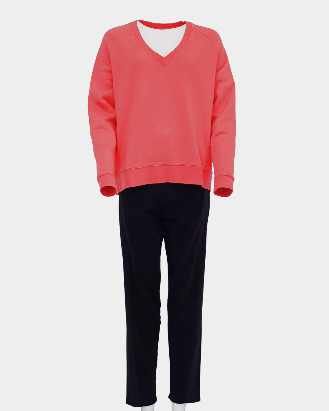 Maya Melbourne Aspa V-Neck Sweat Top - Lipstick