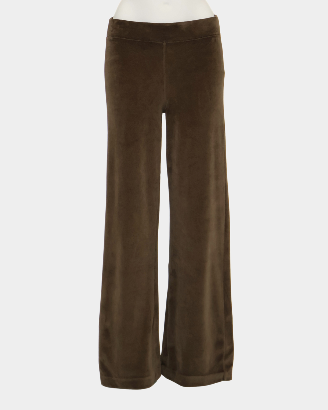 Maya Melbourne Ava Velour Pant - Chocolate