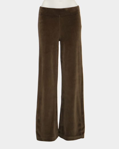 Maya Melbourne Ava Velour Pant - Chocolate