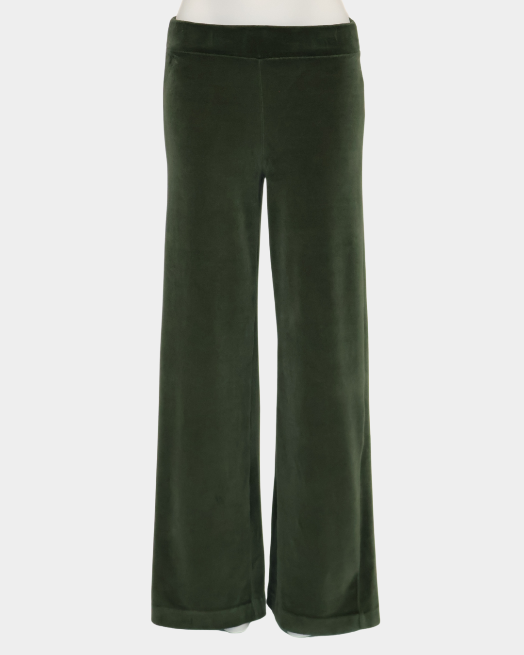 Maya Melbourne Ava Velour Pant - Military Green