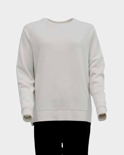 Maya Melbourne Innes Classic Crew Sweat Top - Ecru