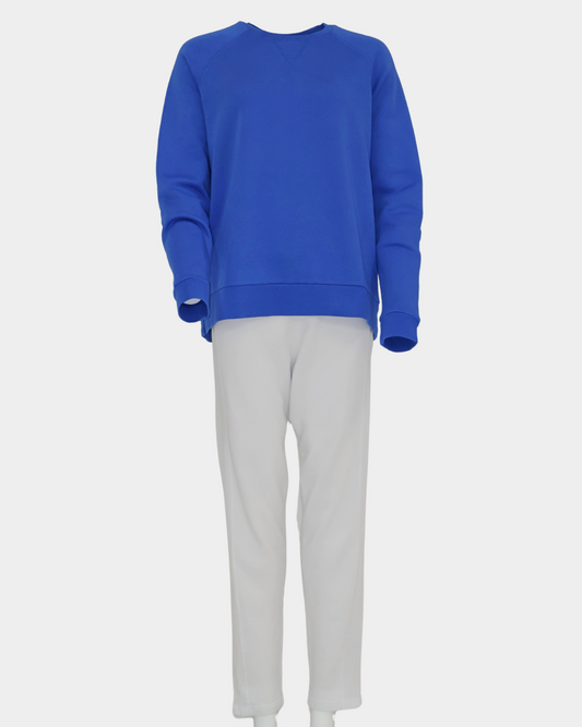 Maya Melbourne Innes Classic Crew Sweat Top - Mediterranean Blue