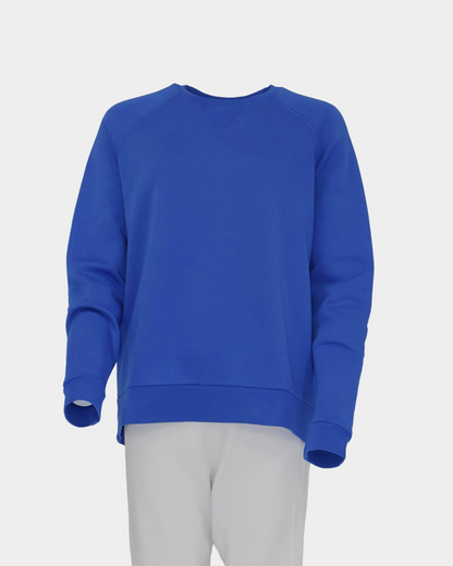 Maya Melbourne Innes Classic Crew Sweat Top - Mediterranean Blue