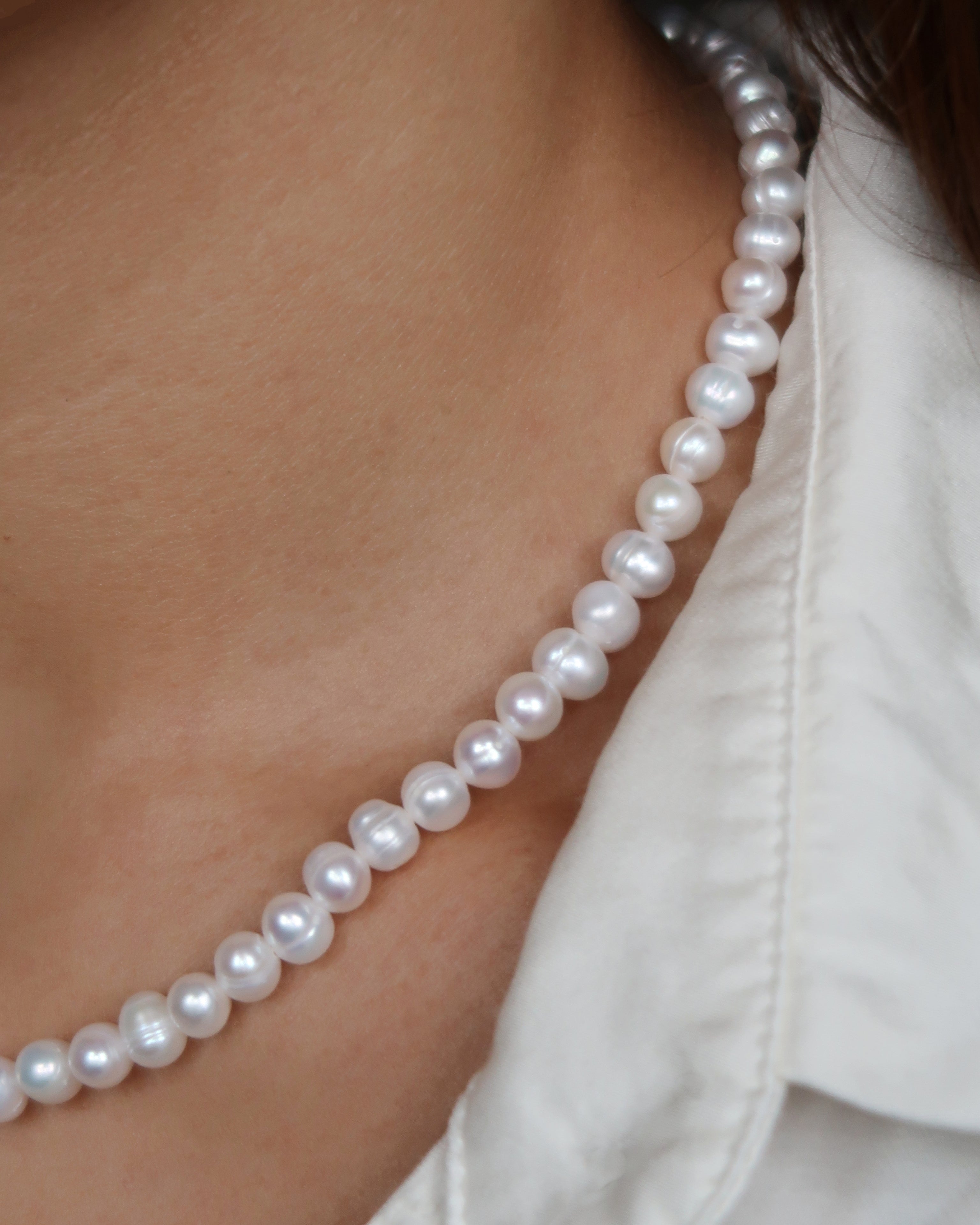 10mm deals pearl necklace