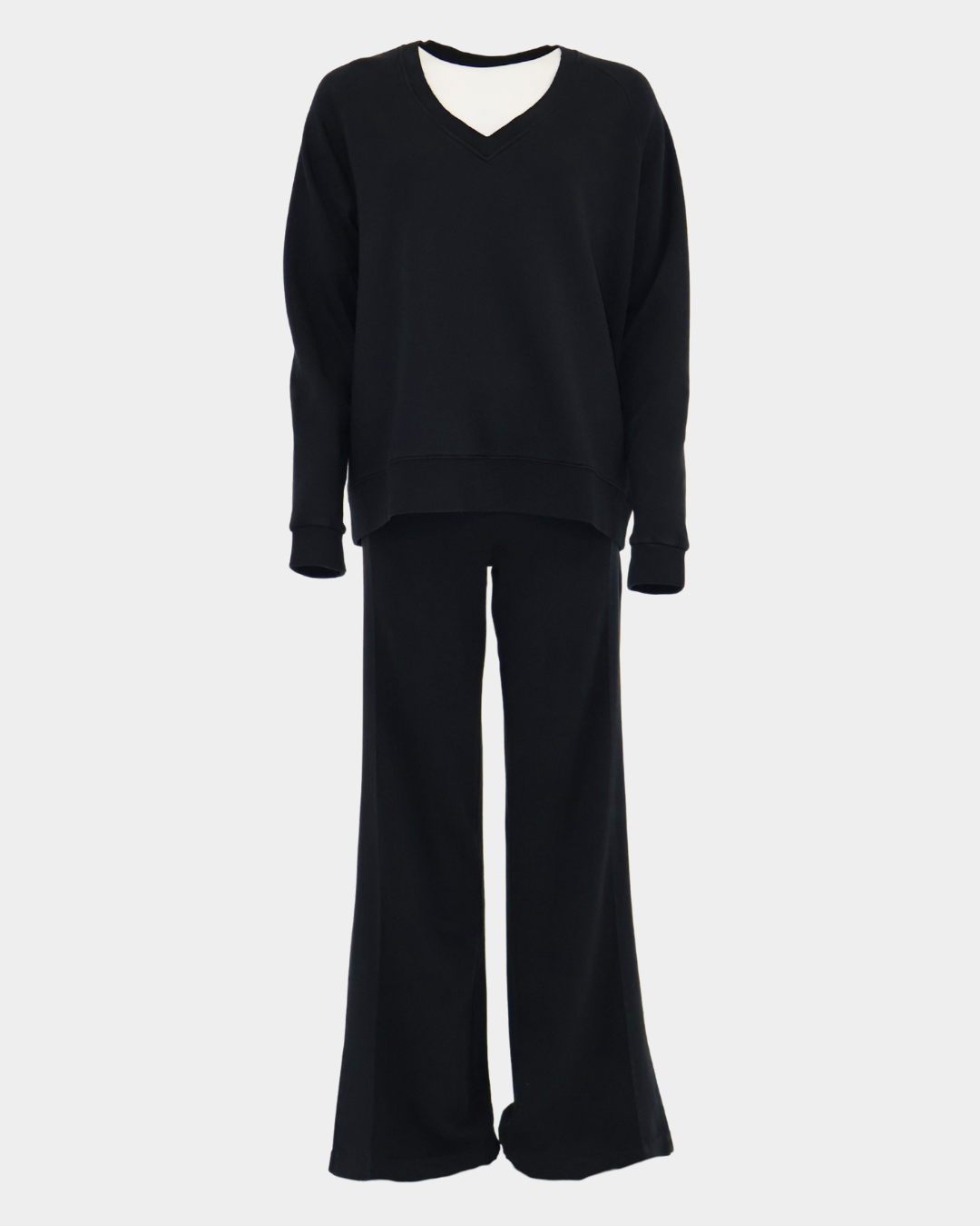 Maya Melbourne Venetia Wide Leg Sweat Pant - Black