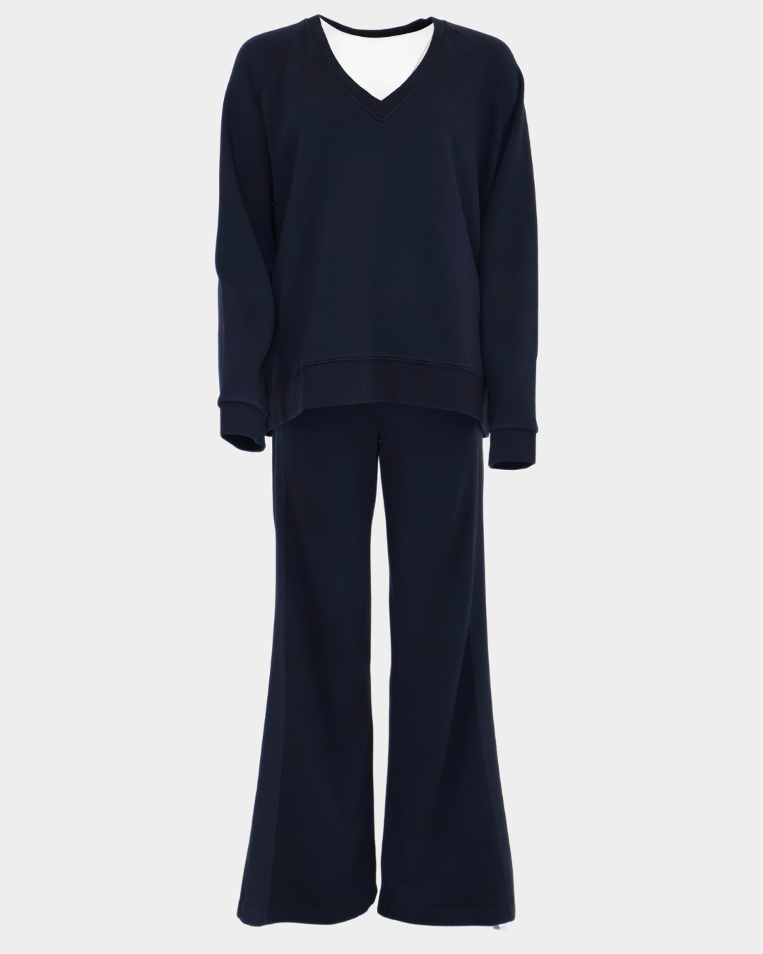 Maya Melbourne Venetia Wide Leg Sweat Pant - Dark Navy