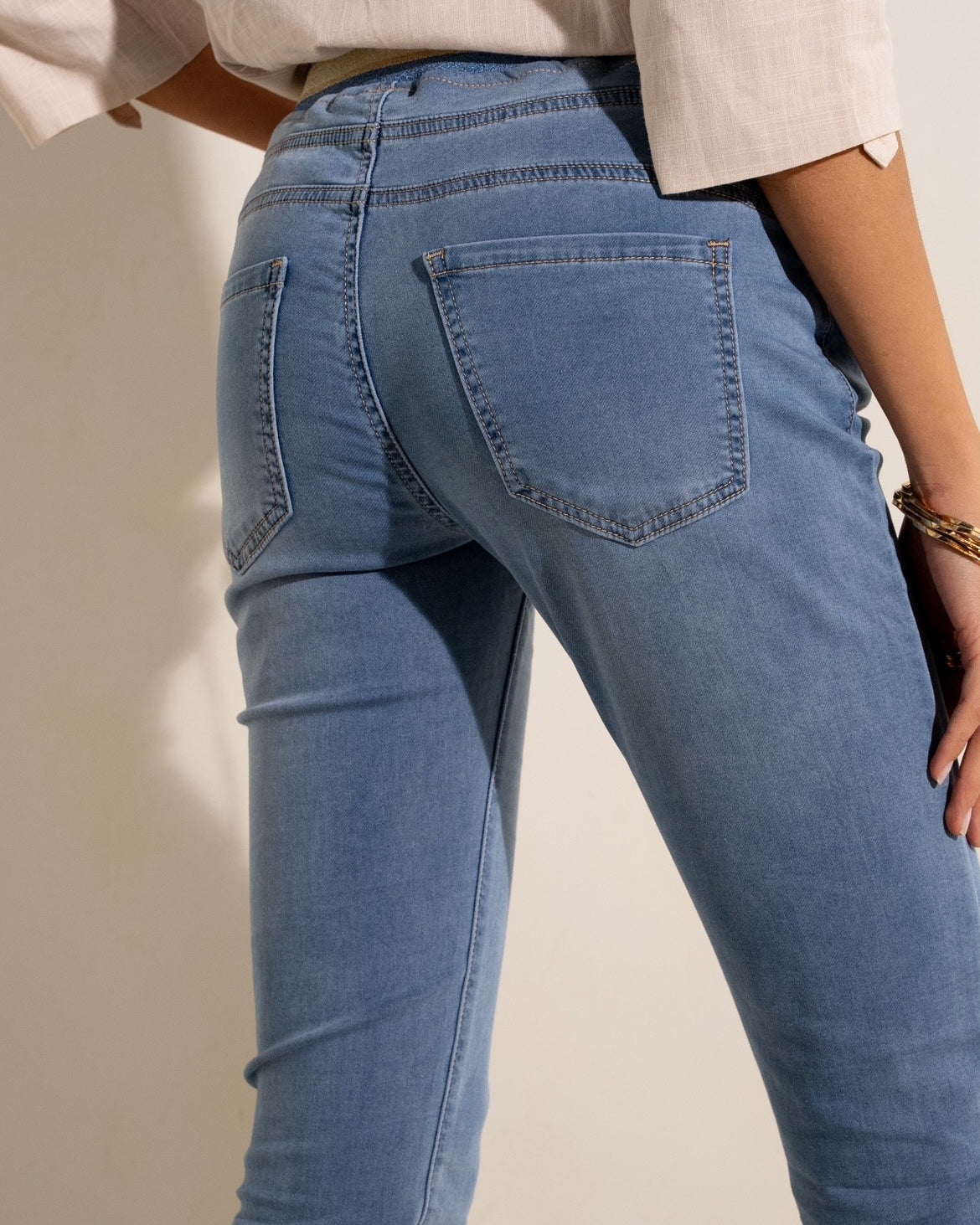 Maison Onado Ariette Jogger - Denim Blue